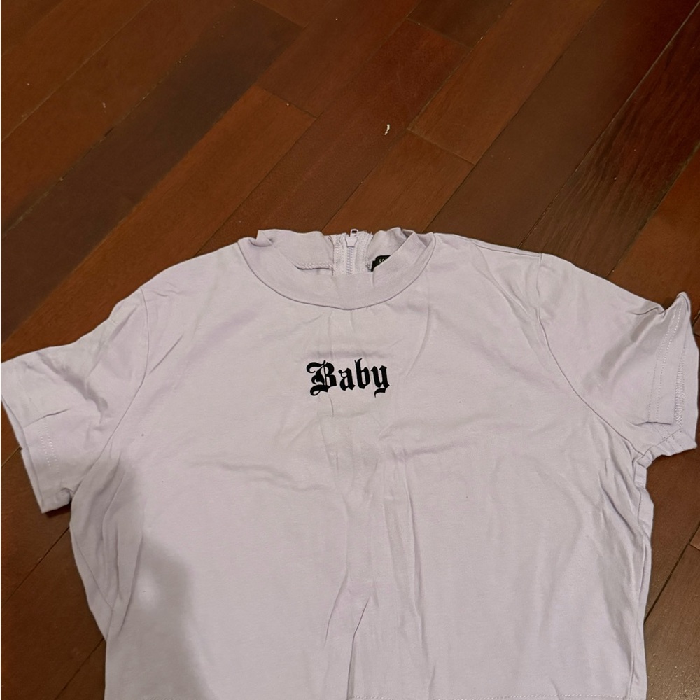 Forever 21 Lilac Short Sleeve Tee